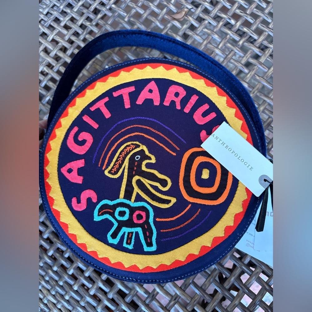 Anthropologie Sagittarius Mola Sasa Zodiac Clutch New with Tags! - Picture 6 of 8